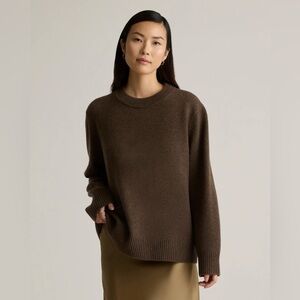 Quince Cashmere Oversized Crewneck
